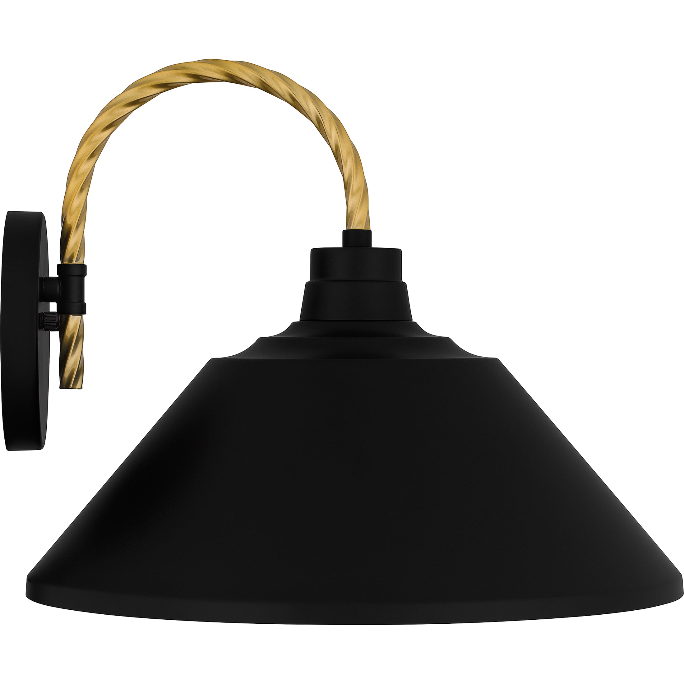 Quoizel Longshore venkovní svítidlo Matte Black 12"