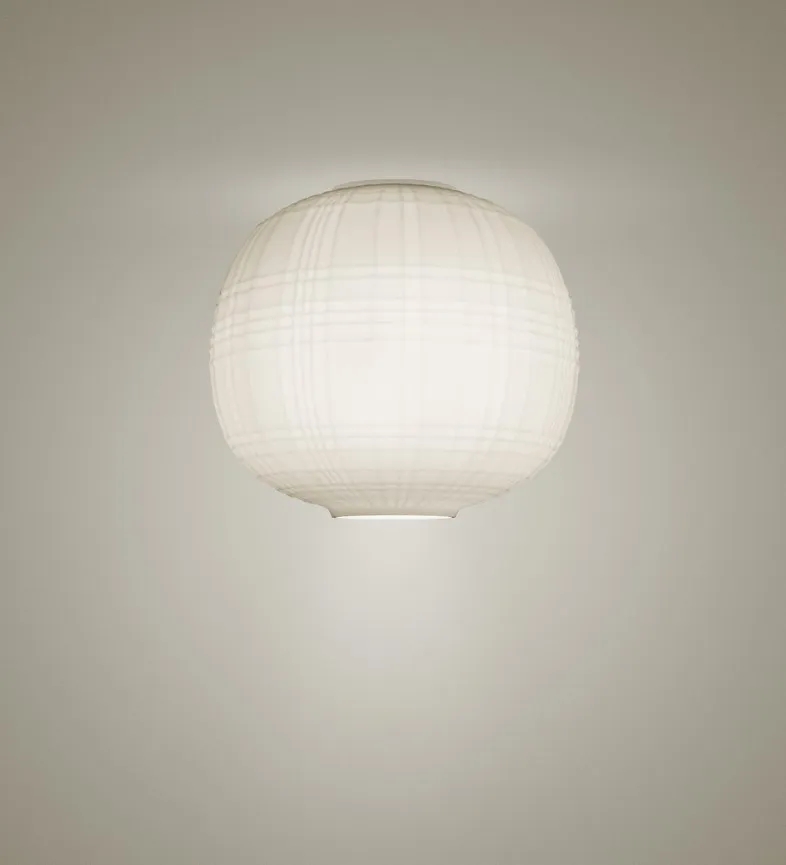 Foscarini Tartan stropní svítidlo foukané sklo