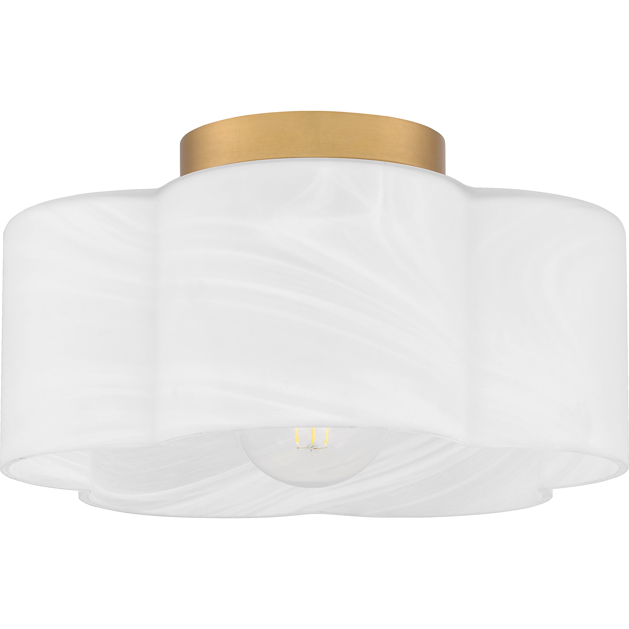 Quoizel Lilly Semi-Flush stropní svítidlo černé