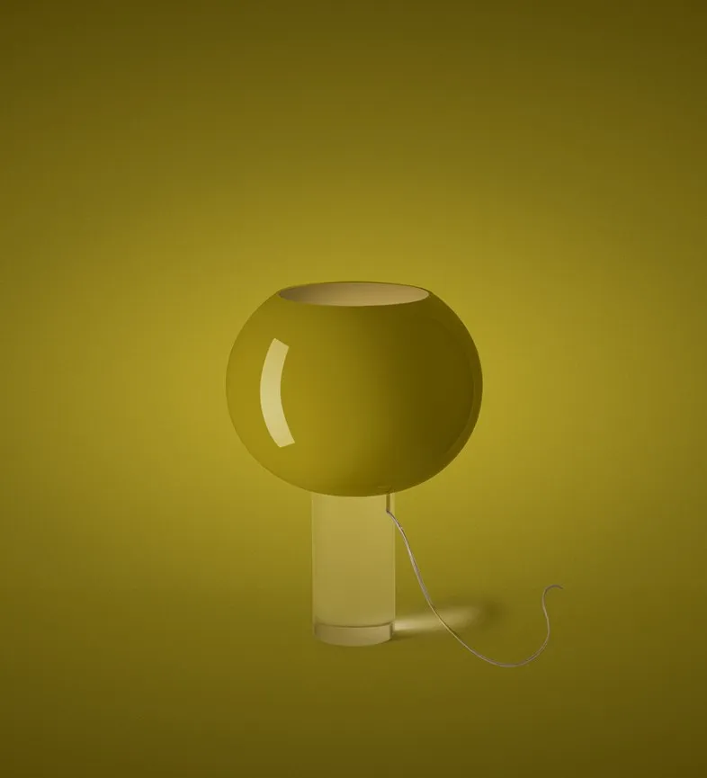 Foscarini Buds 3 stolní lampa skleněné stínidlo