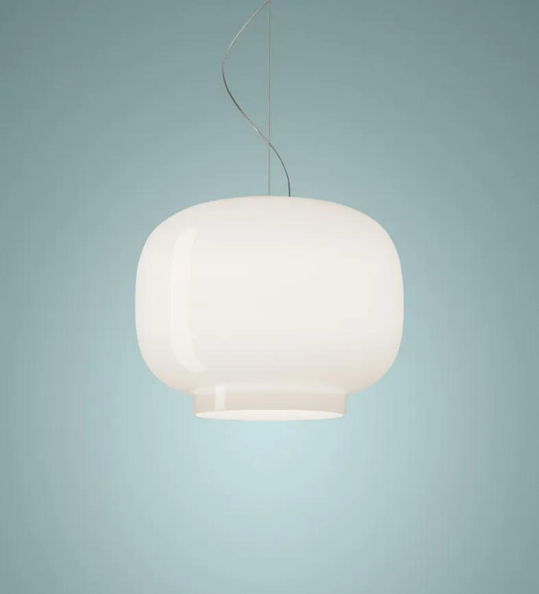 Foscarini Chouchin 1 závěsné svítídlo bílá sklo