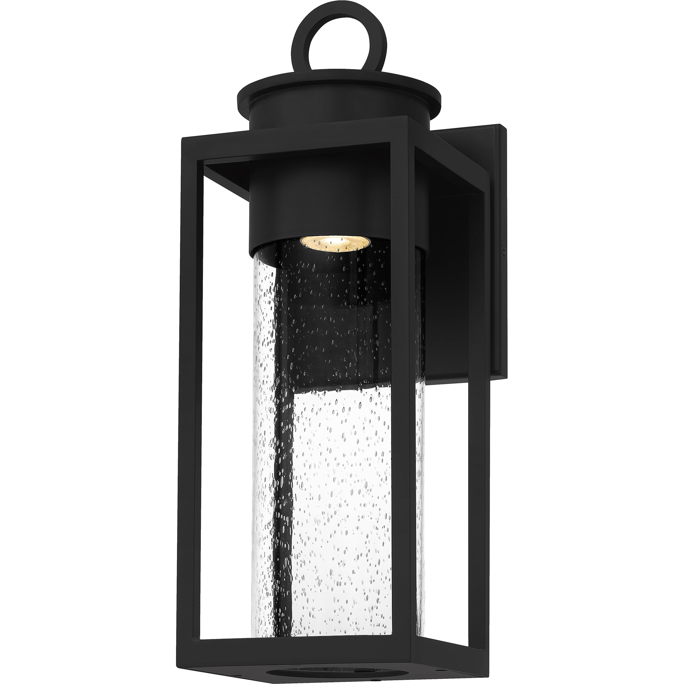 Quoizel Donegal Wall Light venkovní svítidlo černé sklo
