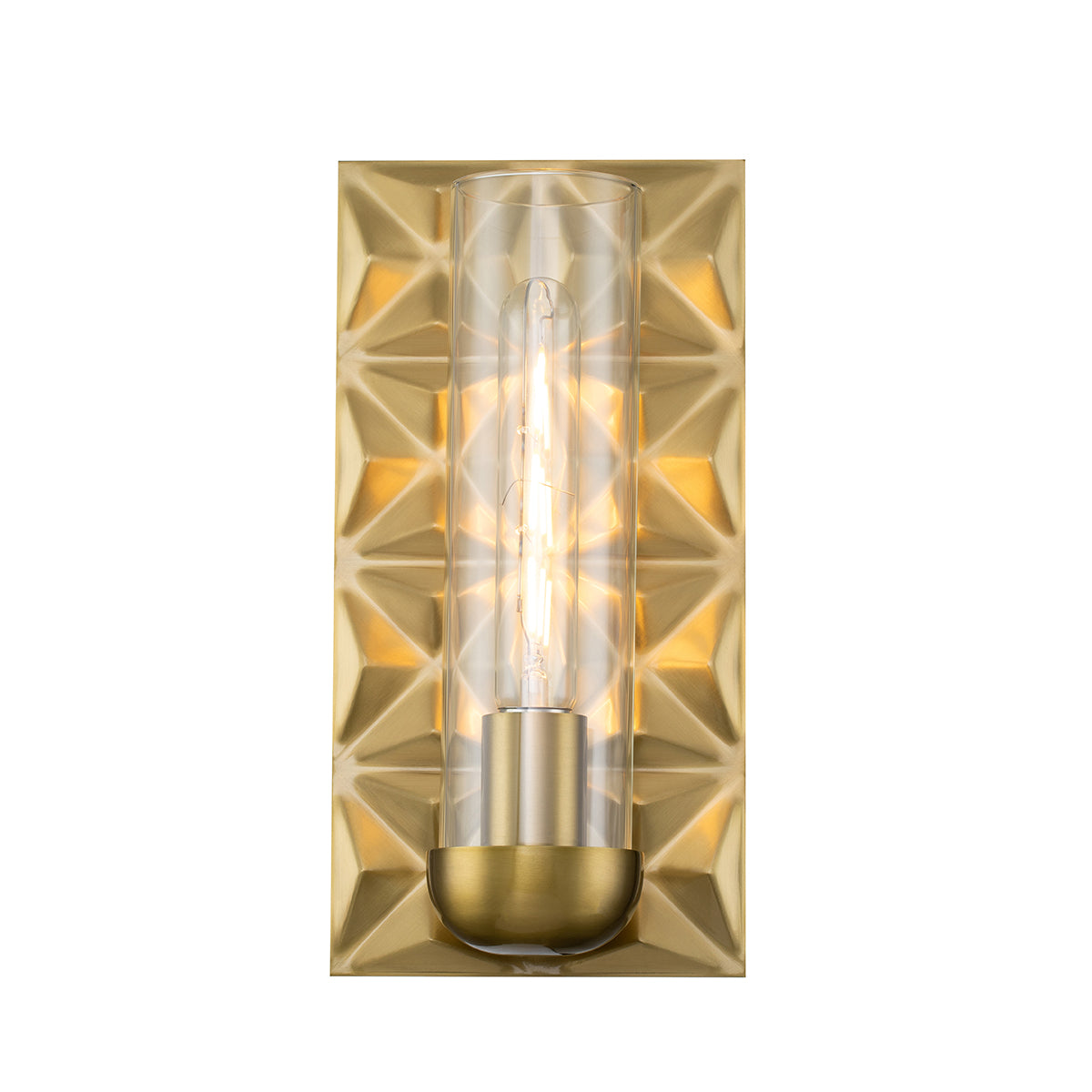 Gilded Nola Alpha 1 Light nástěnné svítidlo mosaz