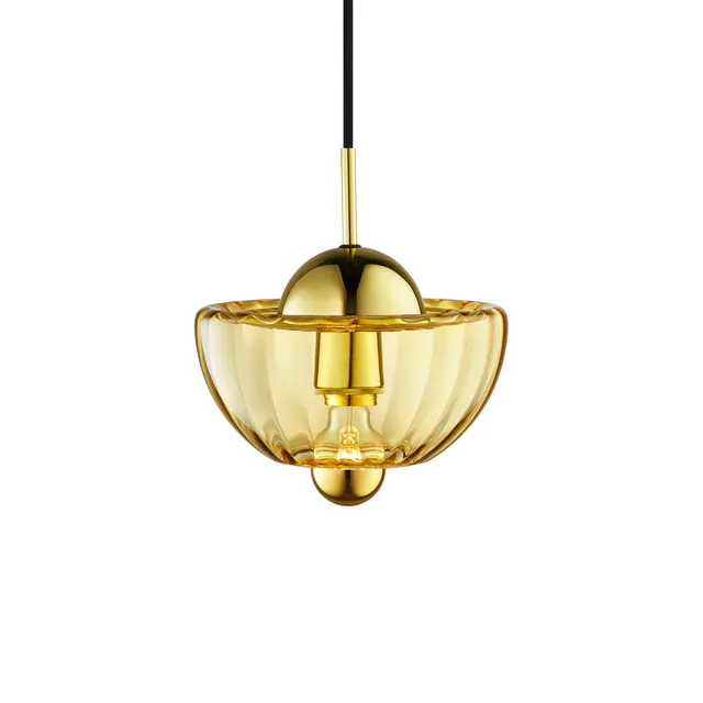 Design by Us Lotus závěsná lampa skleněná