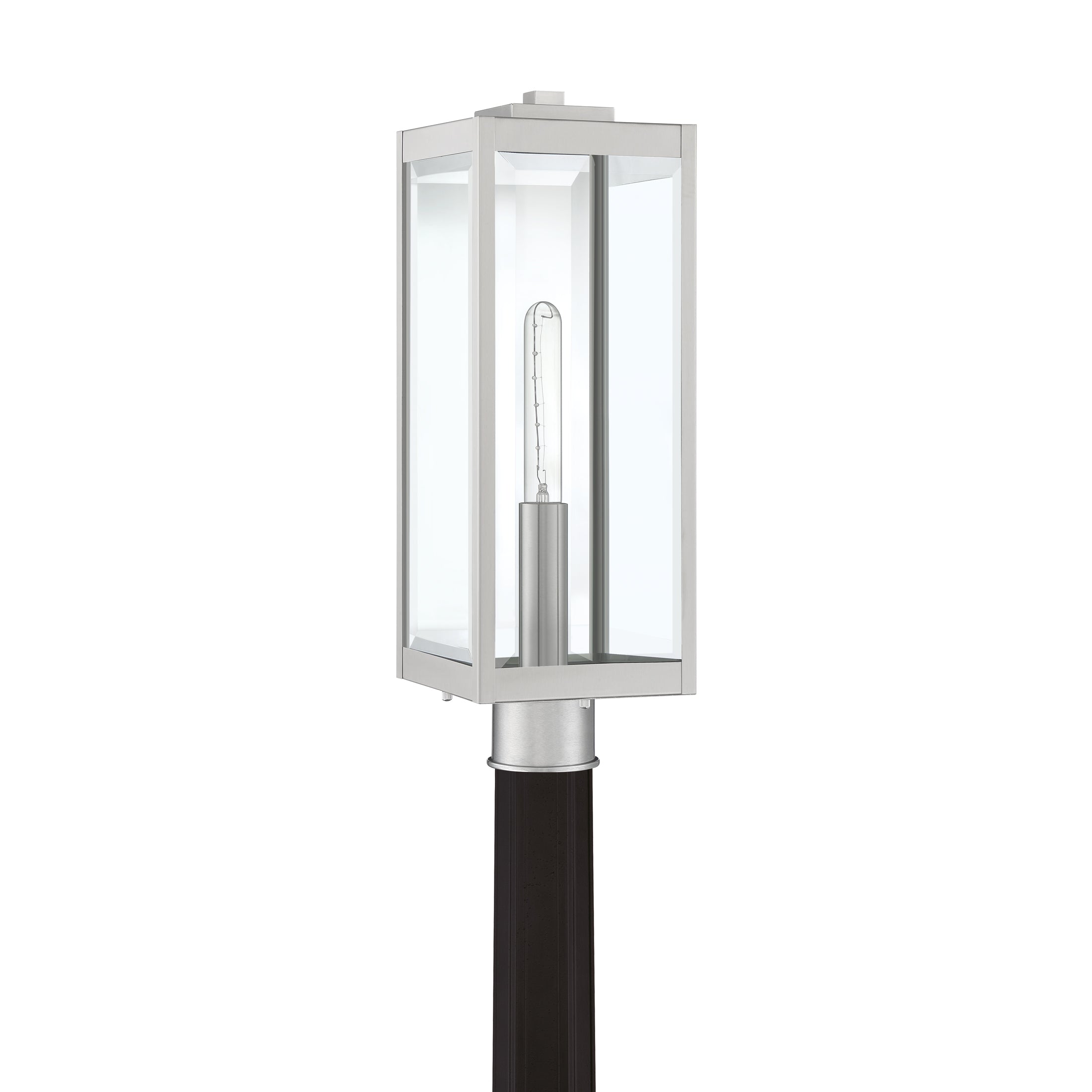 Quoizel Westover Post Light sloupková lampa Steel 20,5"