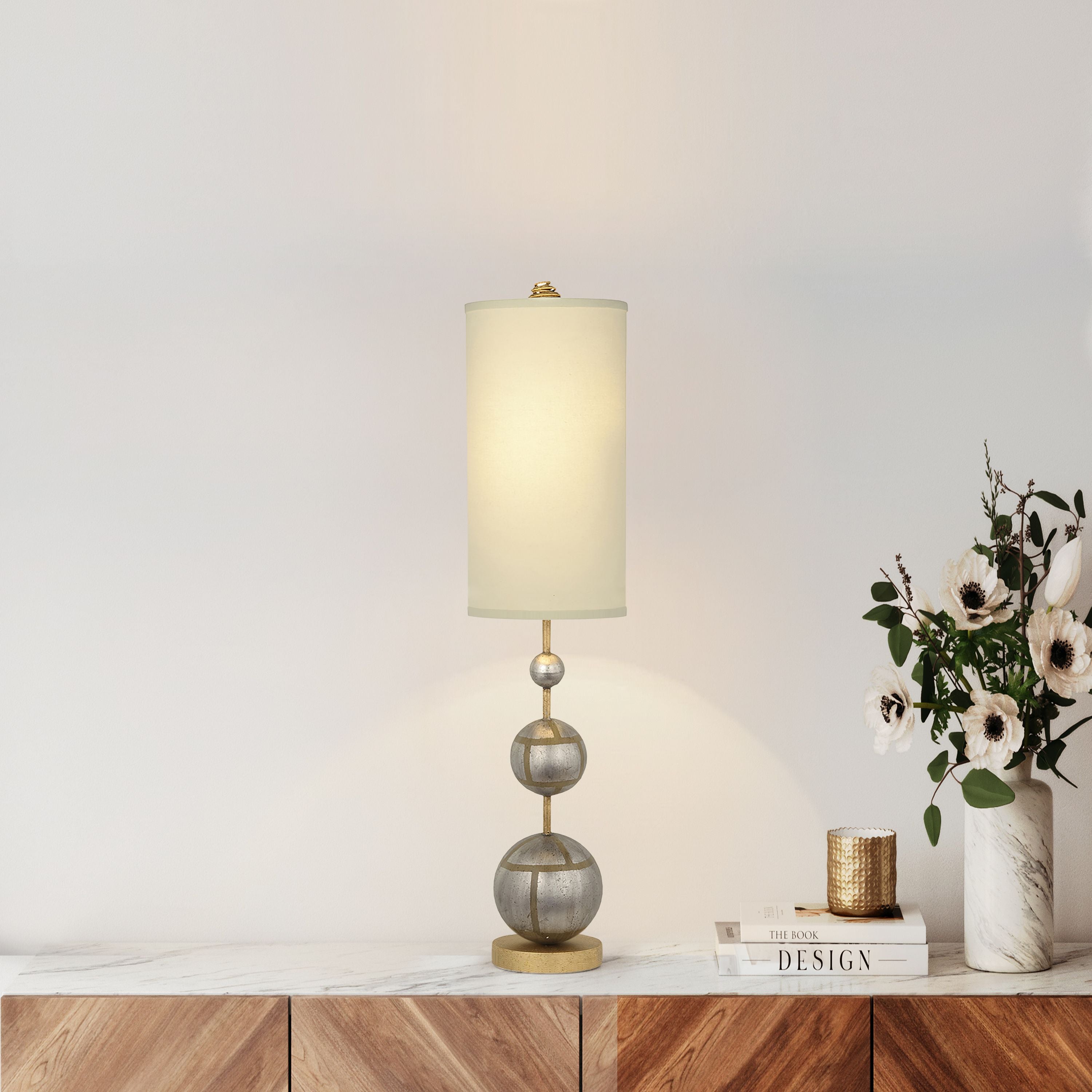 Gilded Nola Marie stolní lampa zlatá