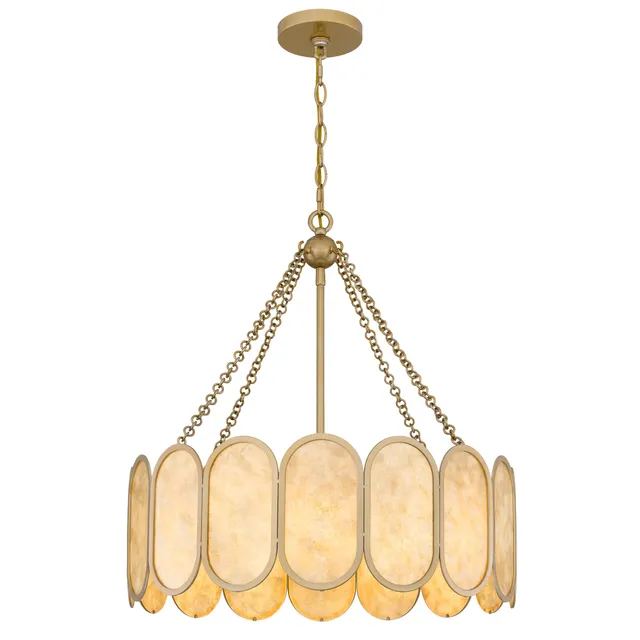 Quoizel Amalia závěsné svítidlo Light Gold slídové