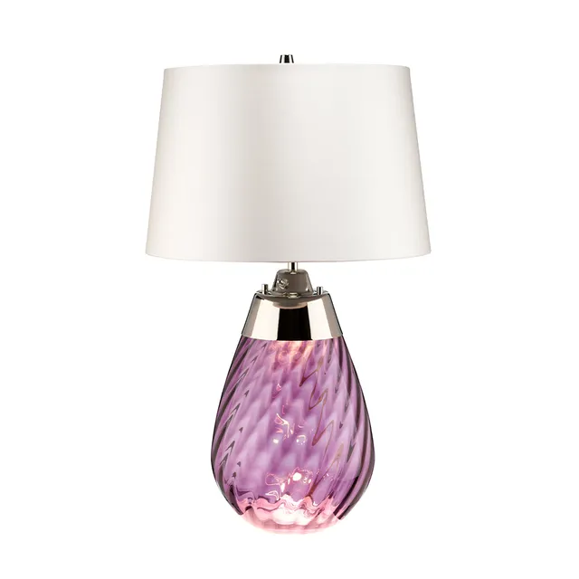 Gilded Nola Lena Large stolní lampa Plum
