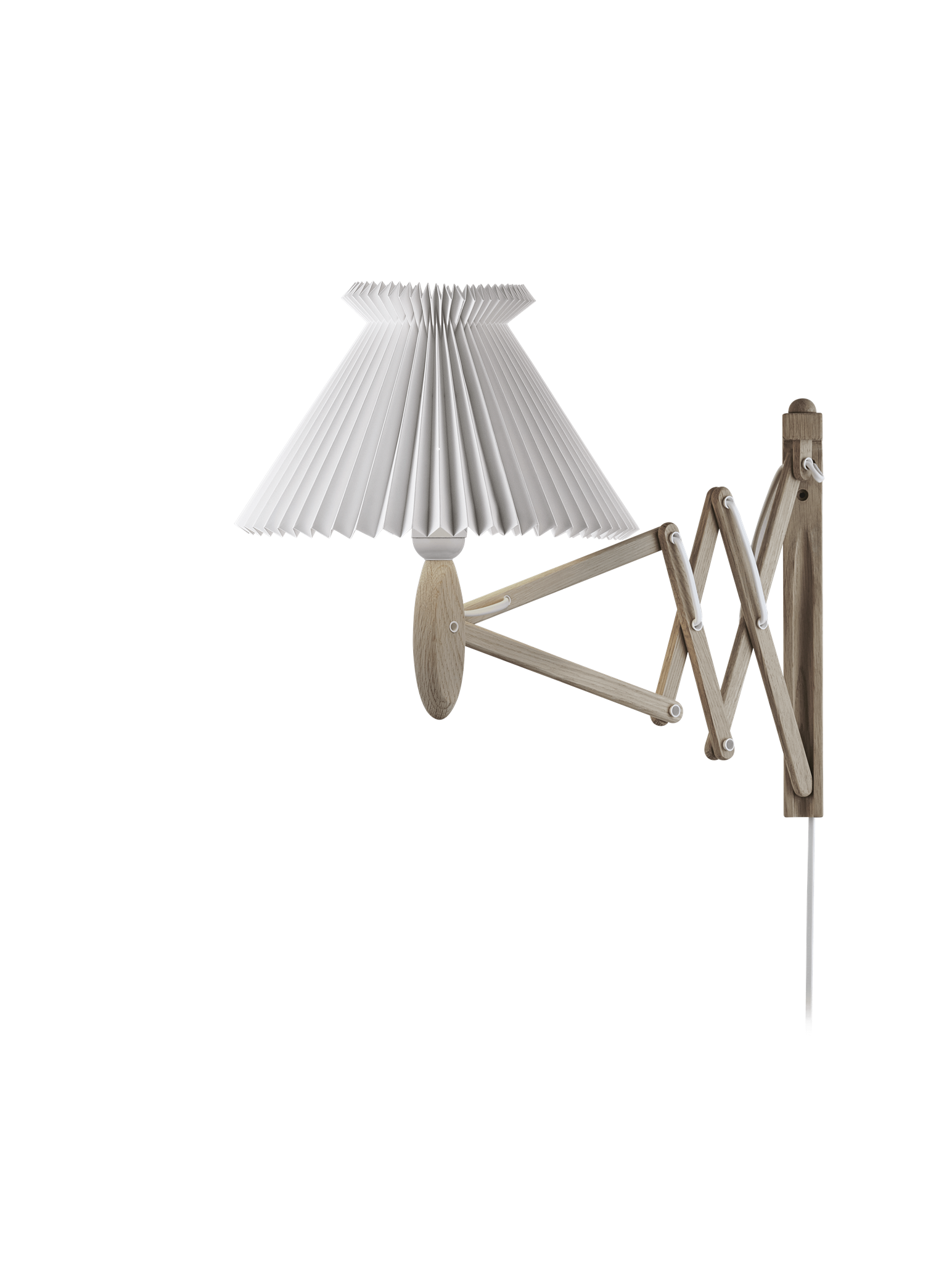 Le Klint Sax 224-6 nástěnná lampa světlý dub
