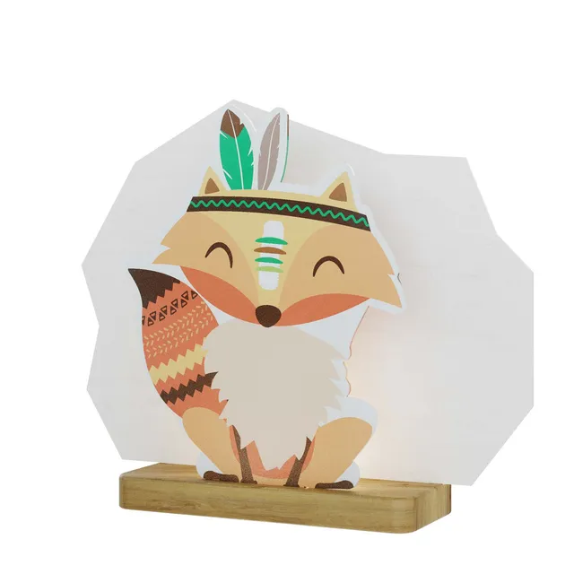 Elobra Little Indians Fuchs stolní lampa bílá