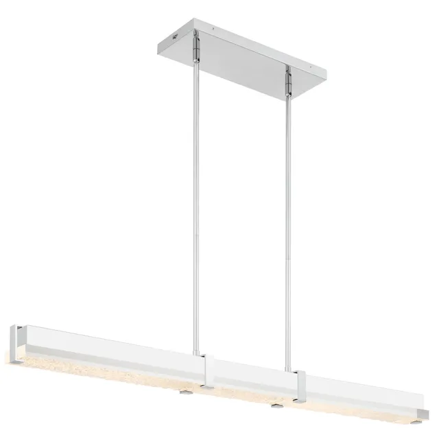 Quoizel Theodore Island Light lustr černý lineární LED