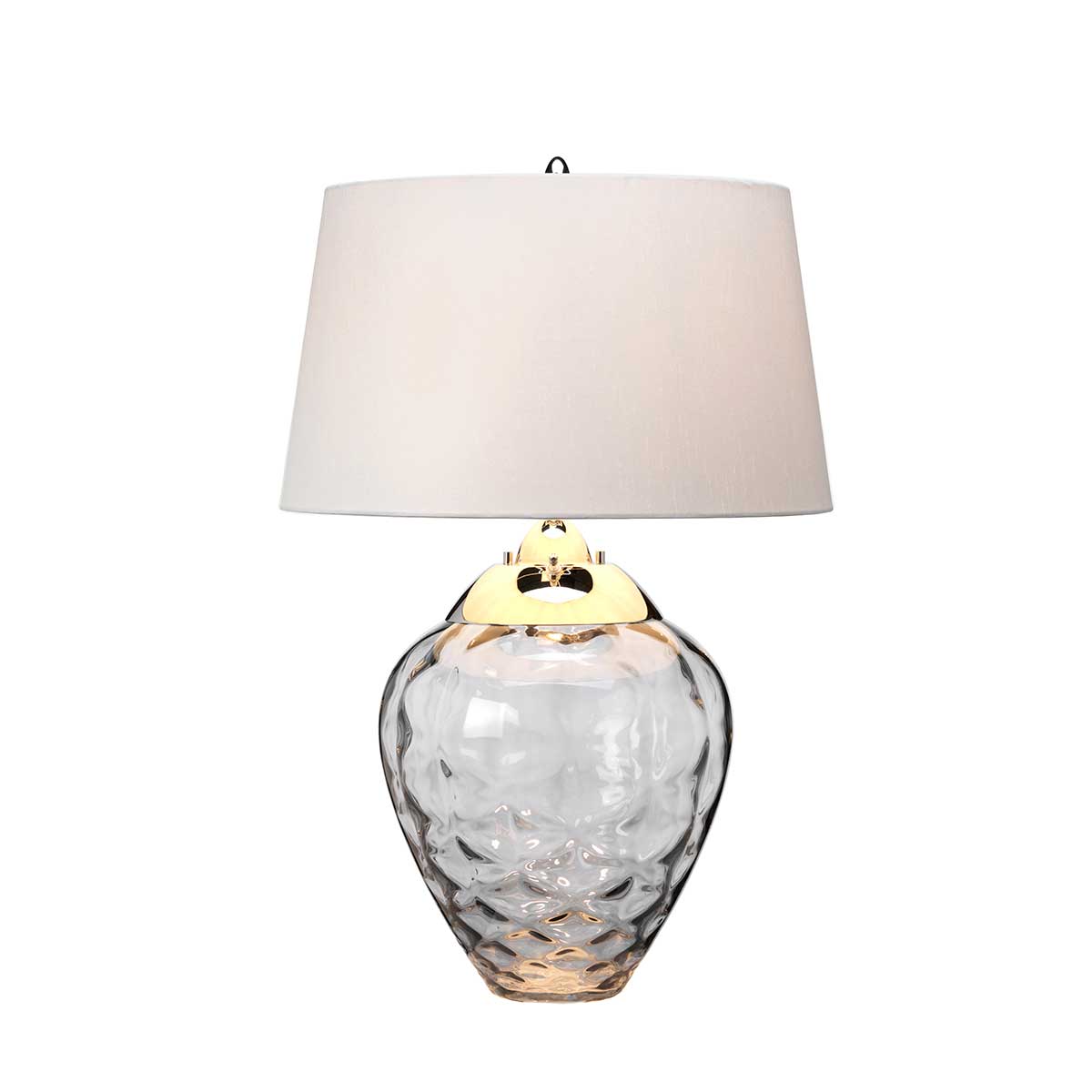 Gilded Nola Samara stolní lampa kouřová