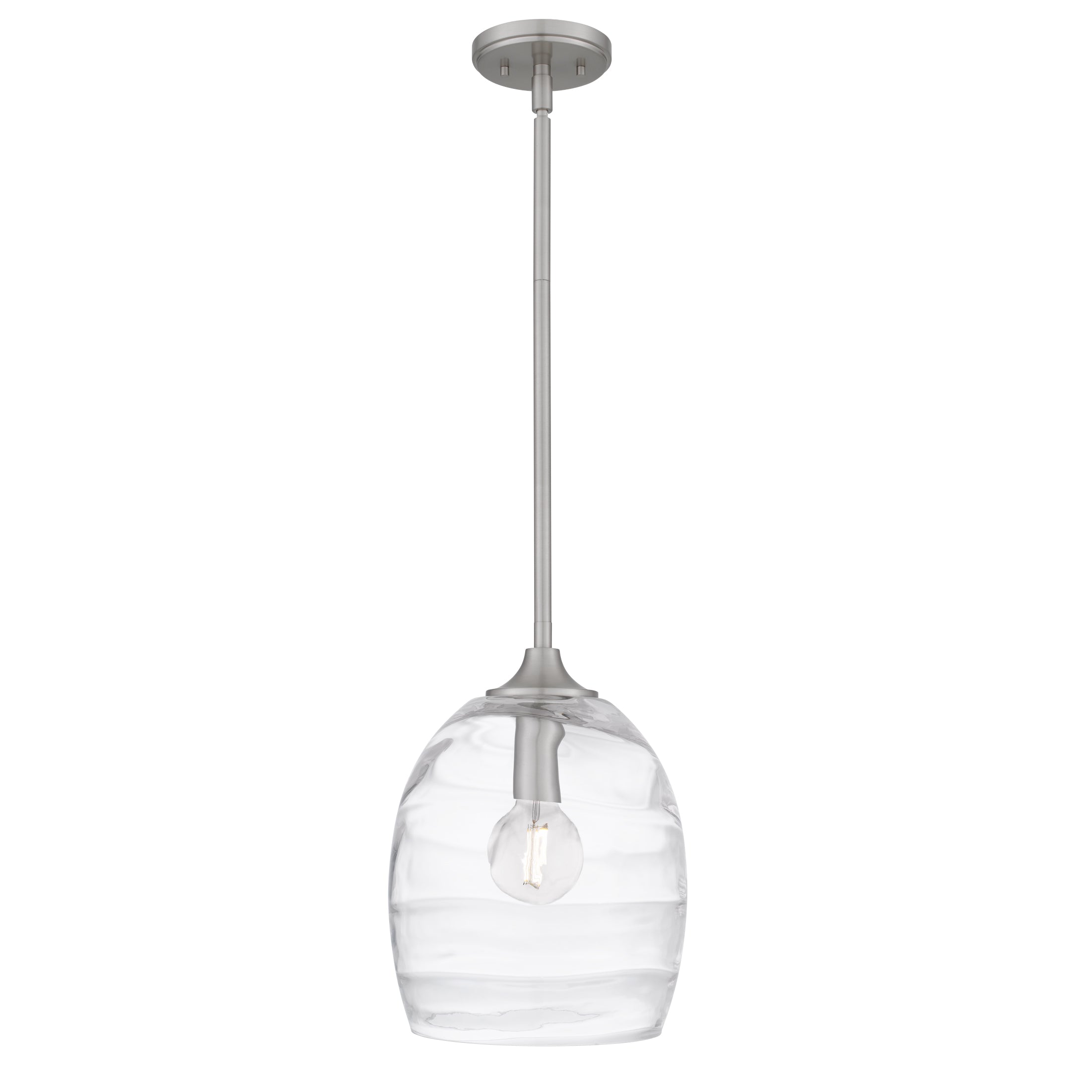 Quoizel Lucy Mini Pendant závěsné svítidlo černé 25 cm