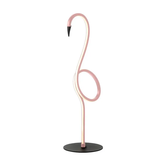 Gilded Nola Flamingo LED stolní lampa růžová