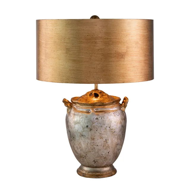Gilded Nola Jackson stolní lampa zlatá se stříbrnou