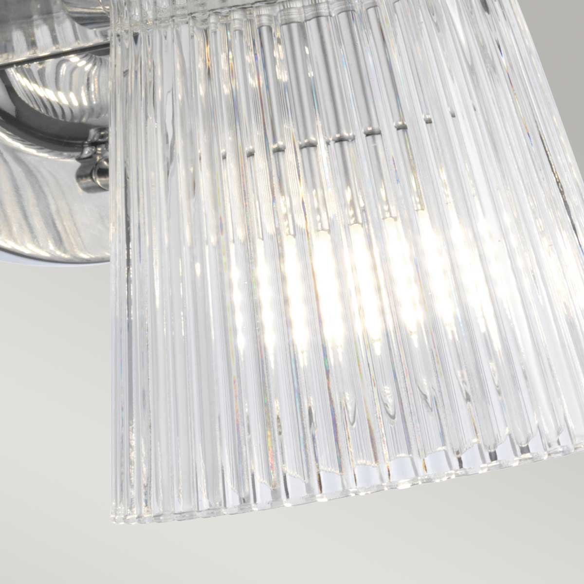 Gilded Nola Addison 3 Light koupelnové svítidlo chrom