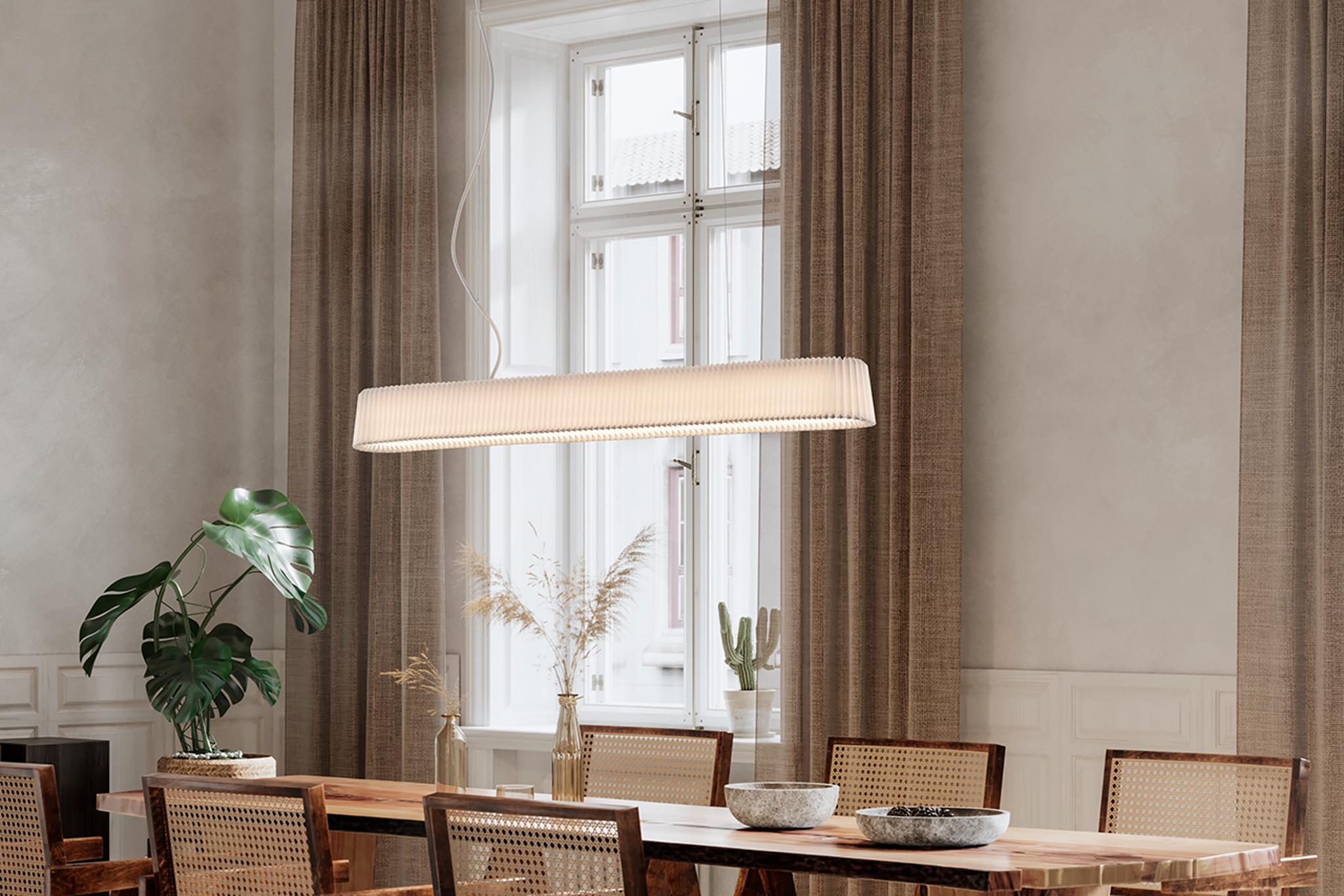 LE KLINT 189 Long Pleat závěsné svítidlo Standard LED