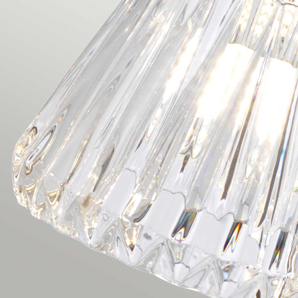 Gilded Nola Keynes 3 Light koupelnové světlo leštěný chrom