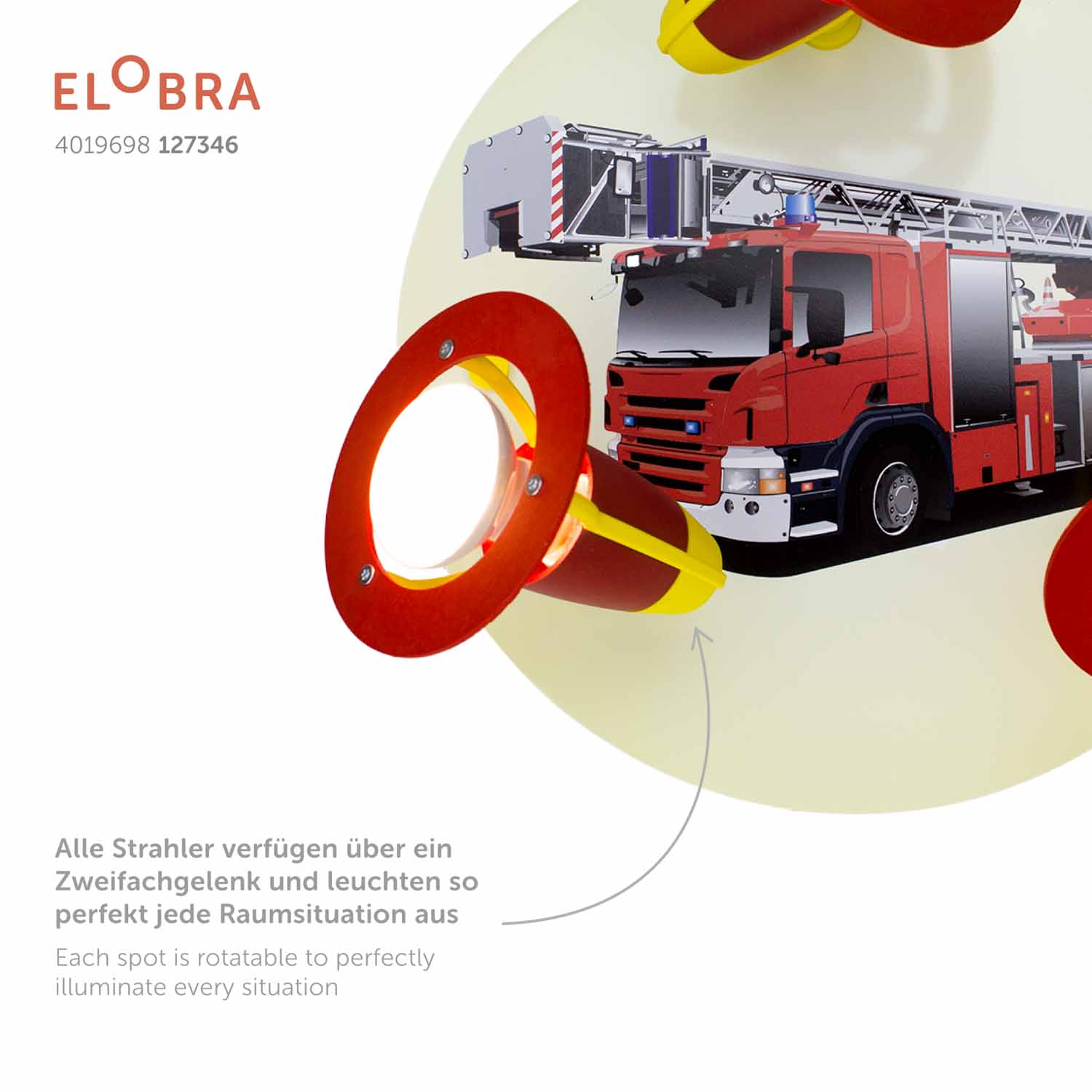 Elobra Feuerwehrauto bodovka hasičské auto