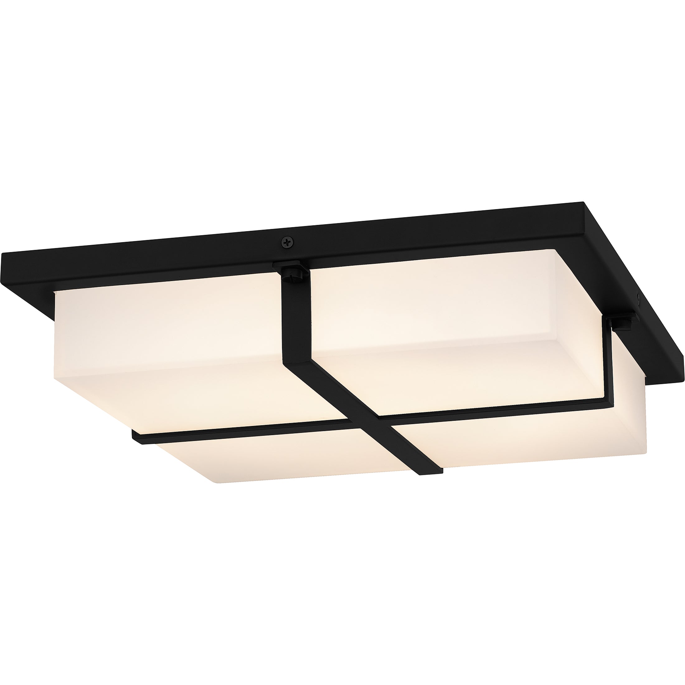 Quoizel Armstrong Flush Mount stropní svítídlo matná černá LED