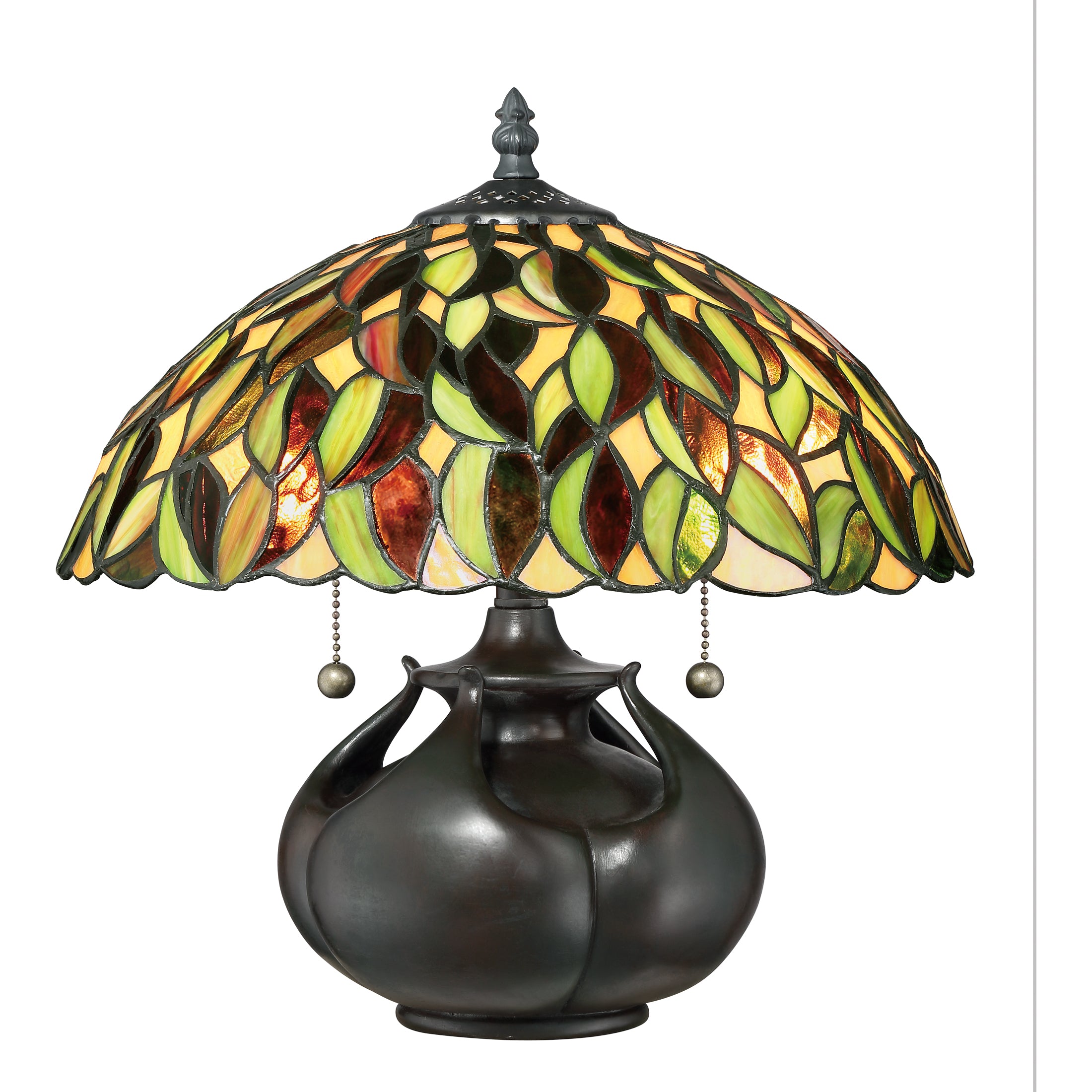 Quoizel Greenwood Table Lamp stolní lampa valiant bronze mozaika