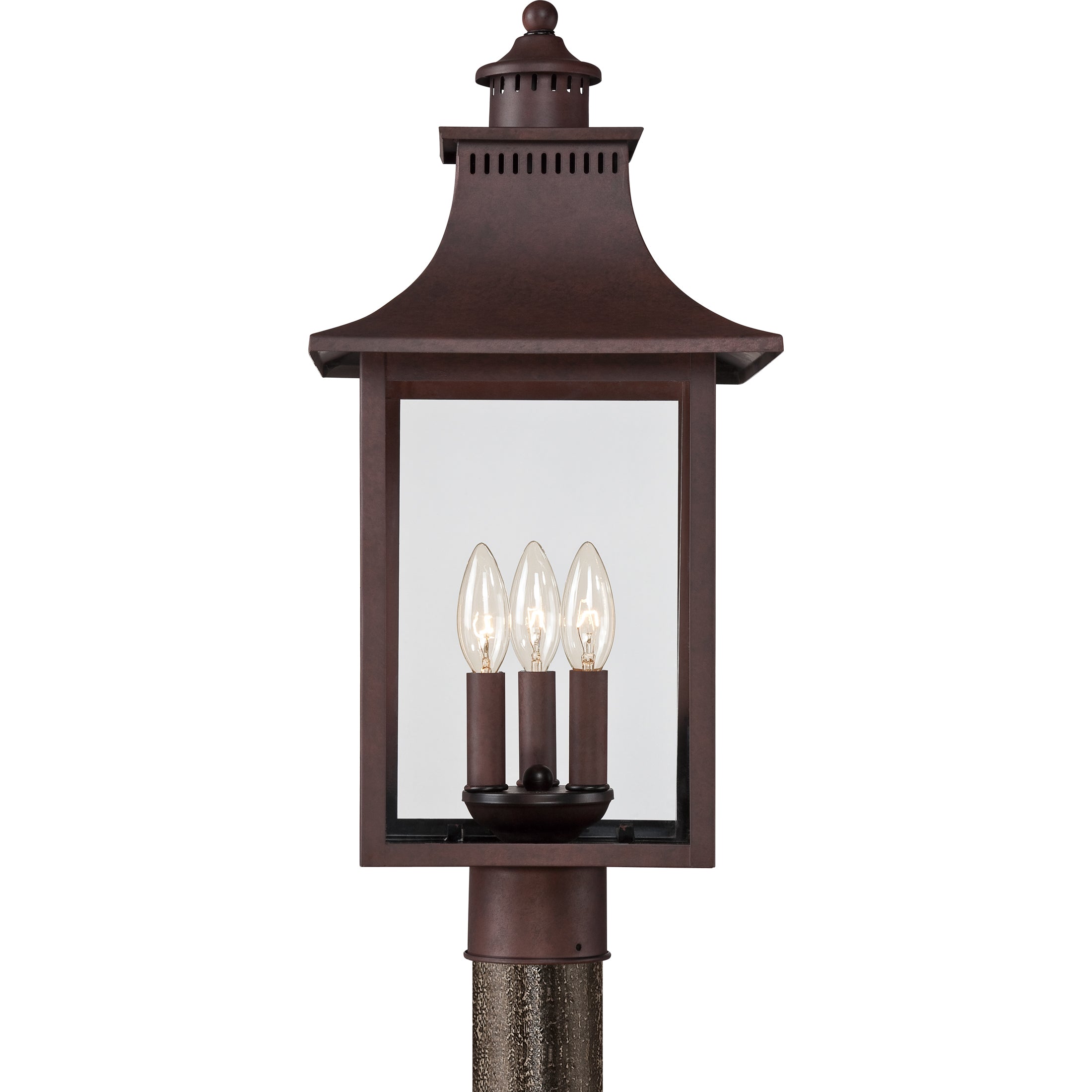 Quoizel Chancellor sloupová lampa Mystic Black