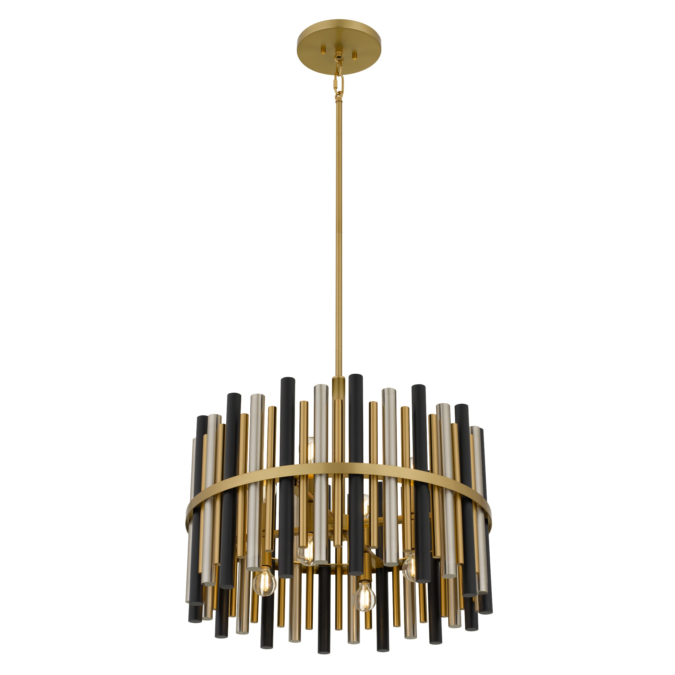 Quoizel Richards Convertible Pendant lustr 30" zlatá