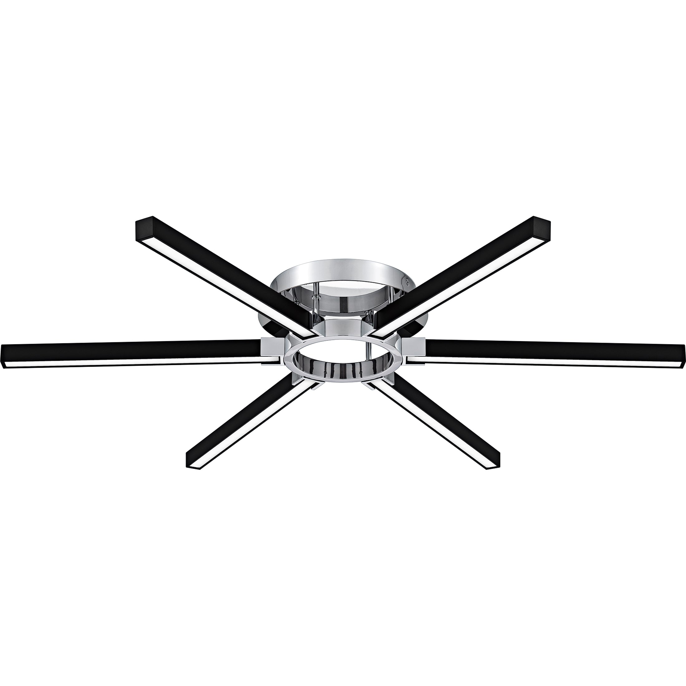 Quoizel Zealand Semi-Flush stropni LED svitidlo chrom