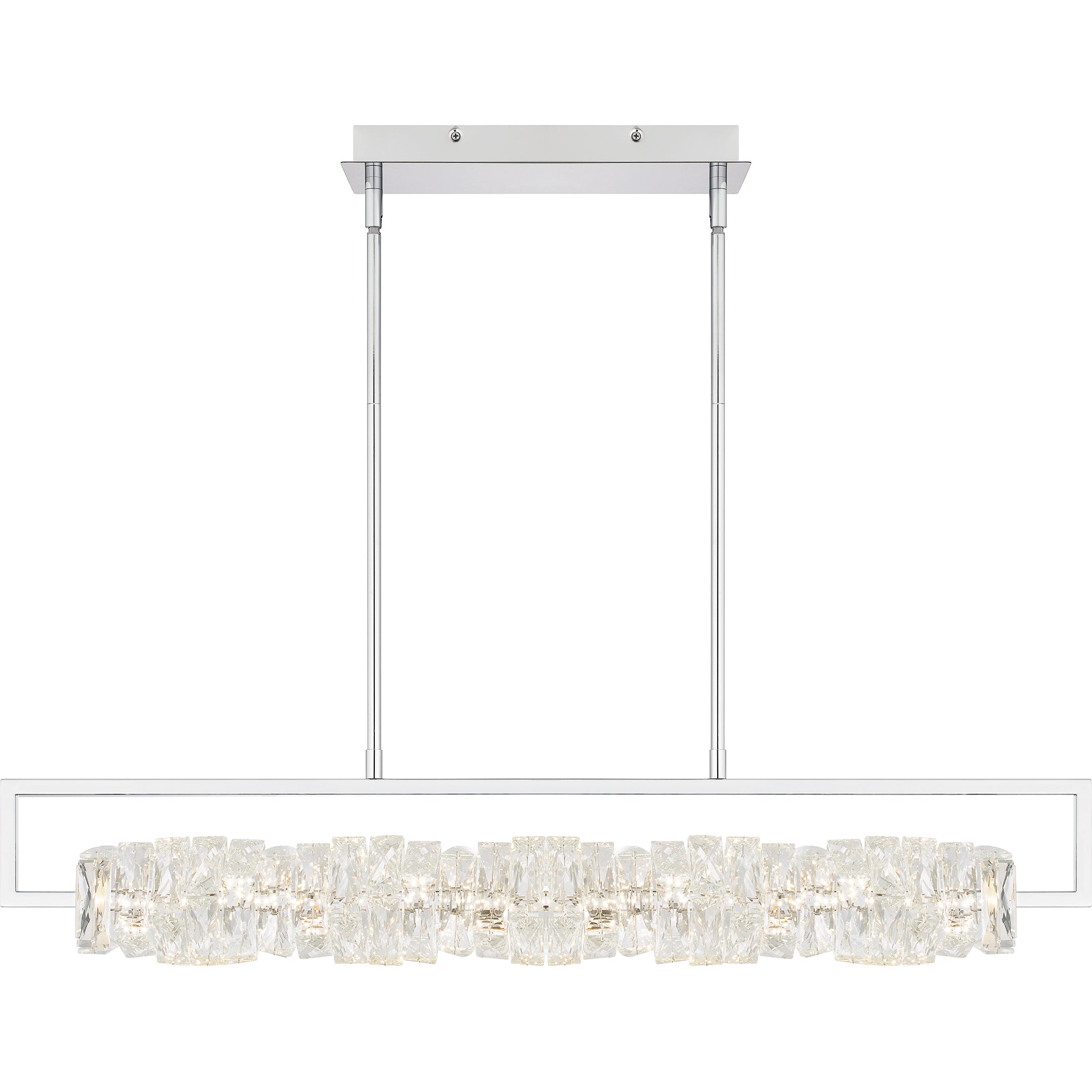Quoizel Klass lineární lustr Polished Chrome LED