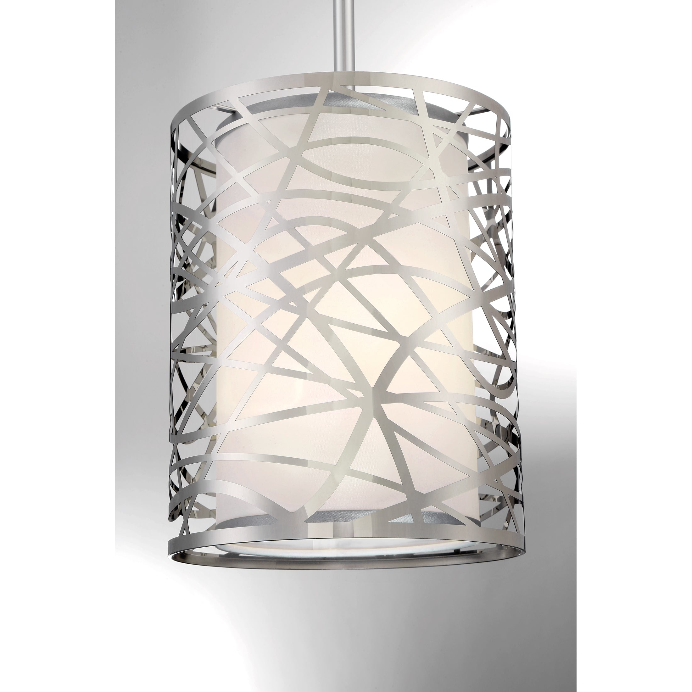 Quoizel Abode Mini Pendant závěsné svítidlo leštěný chrom