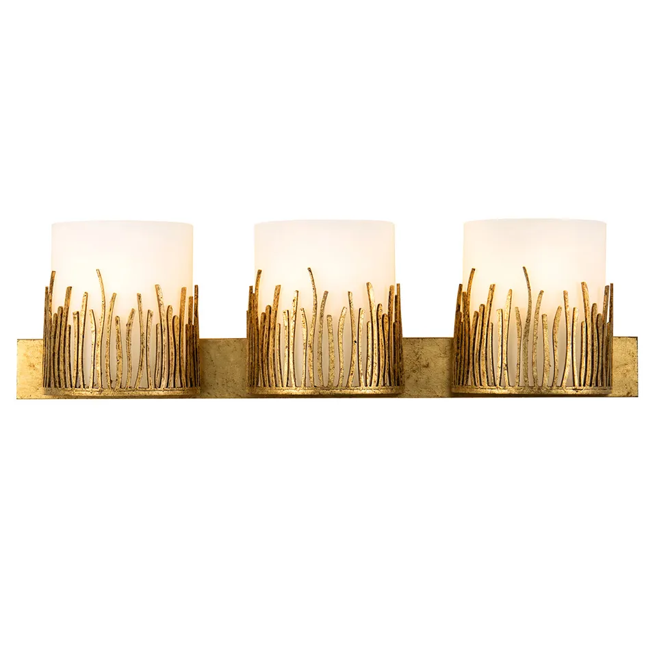 Gilded Nola Sawgrass 3 koupelnové svítidlo zlaté
