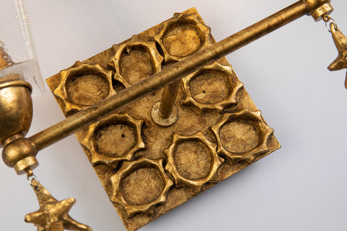 Gilded Nola Star koupelnové svítídlo 2 světla