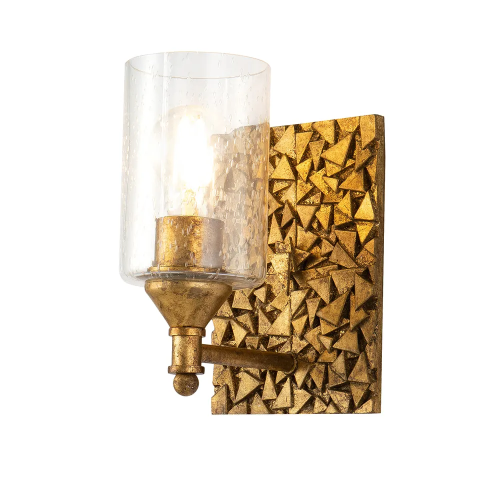 Gilded Nola Mosaic Bath Bar koupelnové svítidlo antique gold