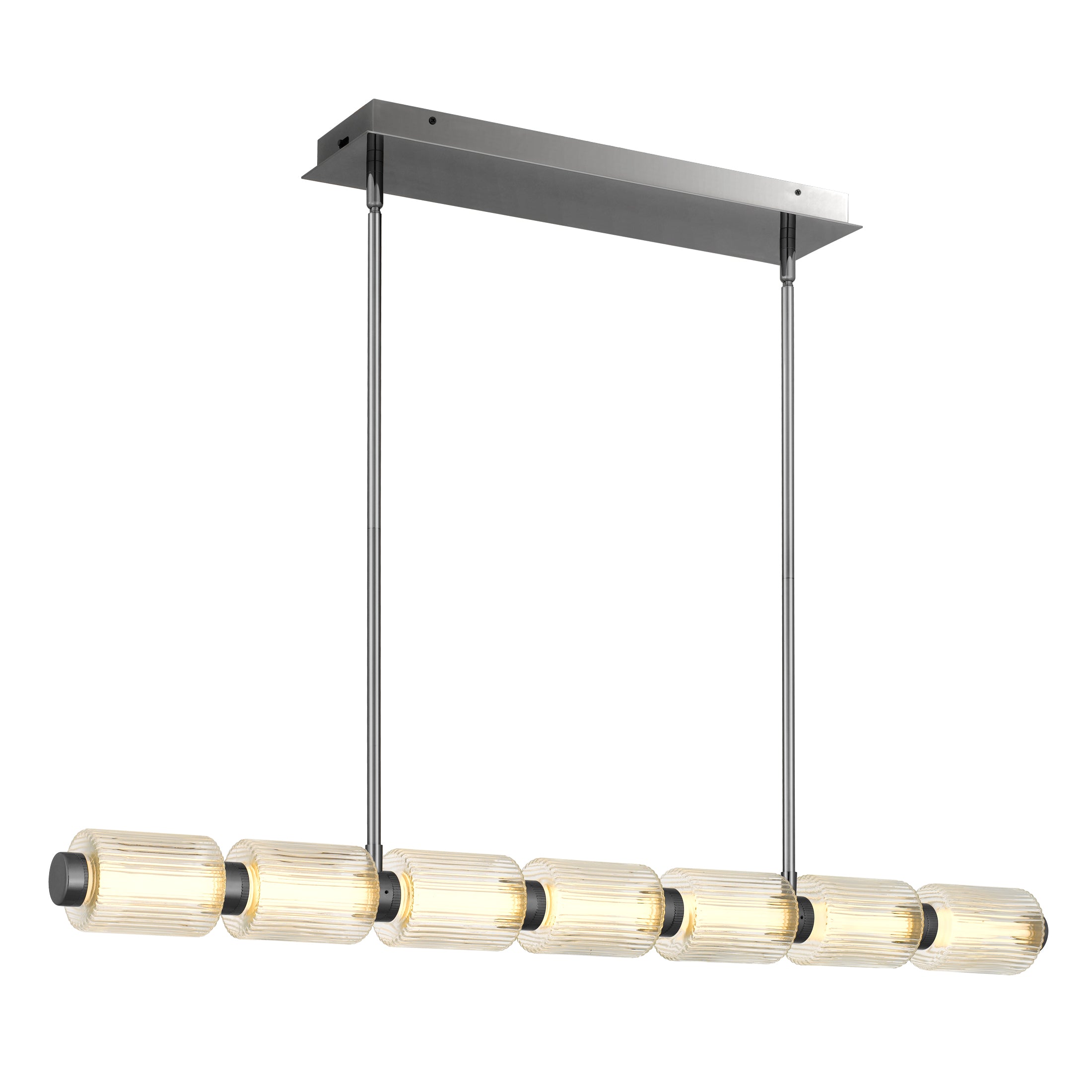 Quoizel Turner ostrovní svítidlo black chrome LED