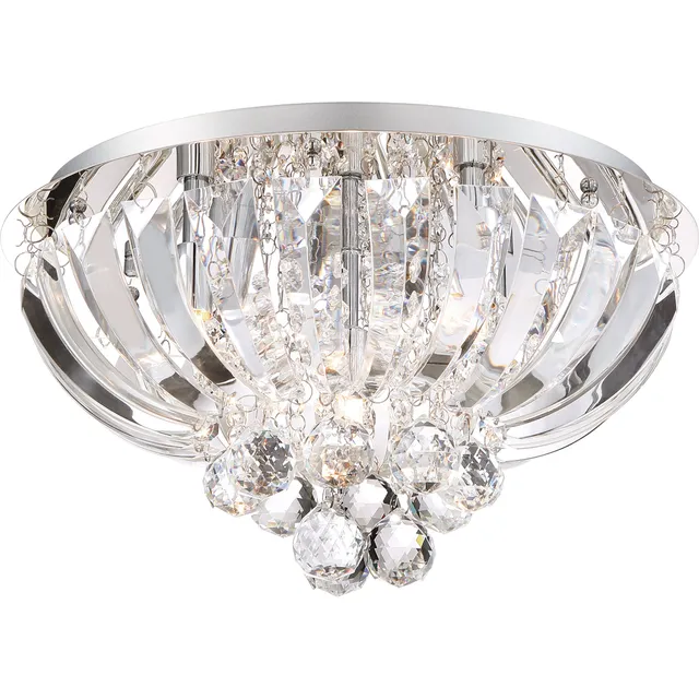 Quoizel Glisten stropní svítídlo polished chrome křišťál