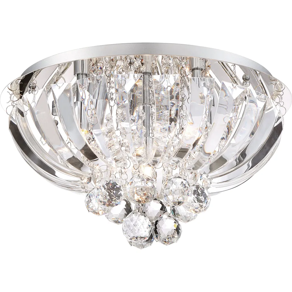 Quoizel Glisten stropní svítídlo polished chrome křišťál