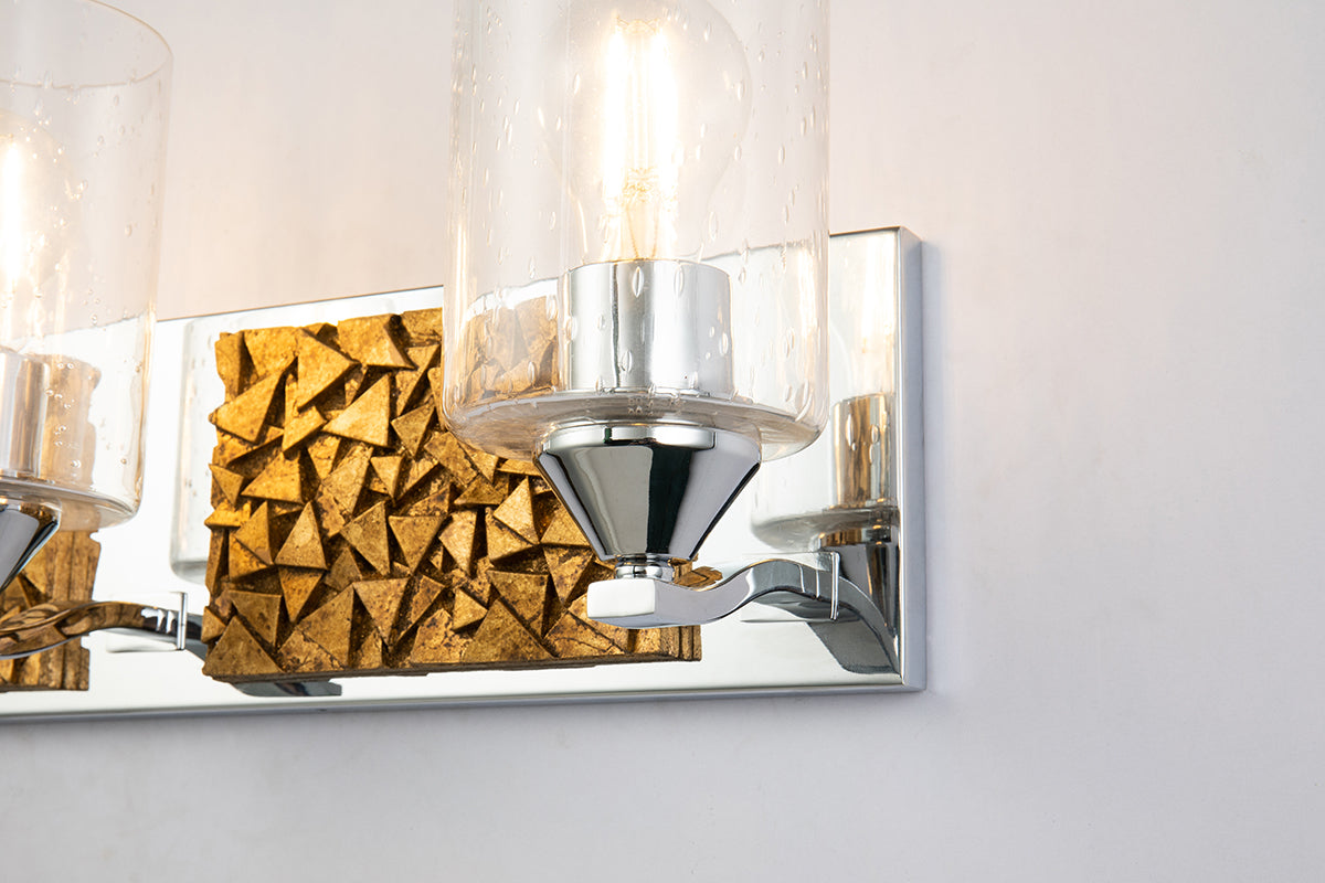 Gilded Nola Bocage 4 Light koupelnové svítídlo chrom zlato