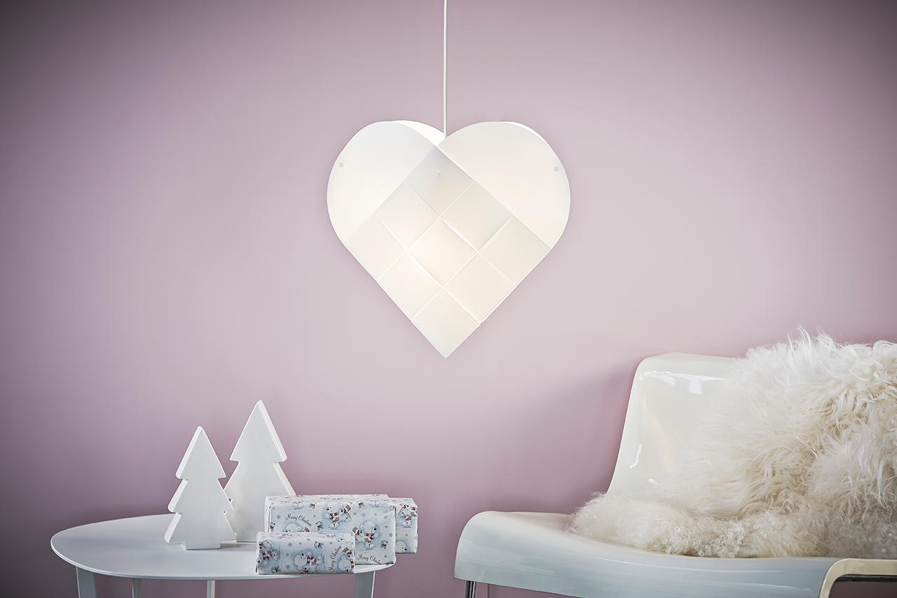 Le Klint 8130 Heart vánoční světlo Medium pletené