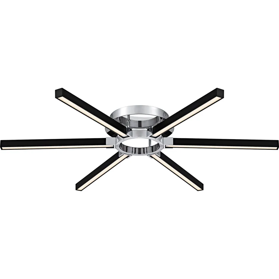 Quoizel Zealand Semi-Flush stropni LED svitidlo chrom
