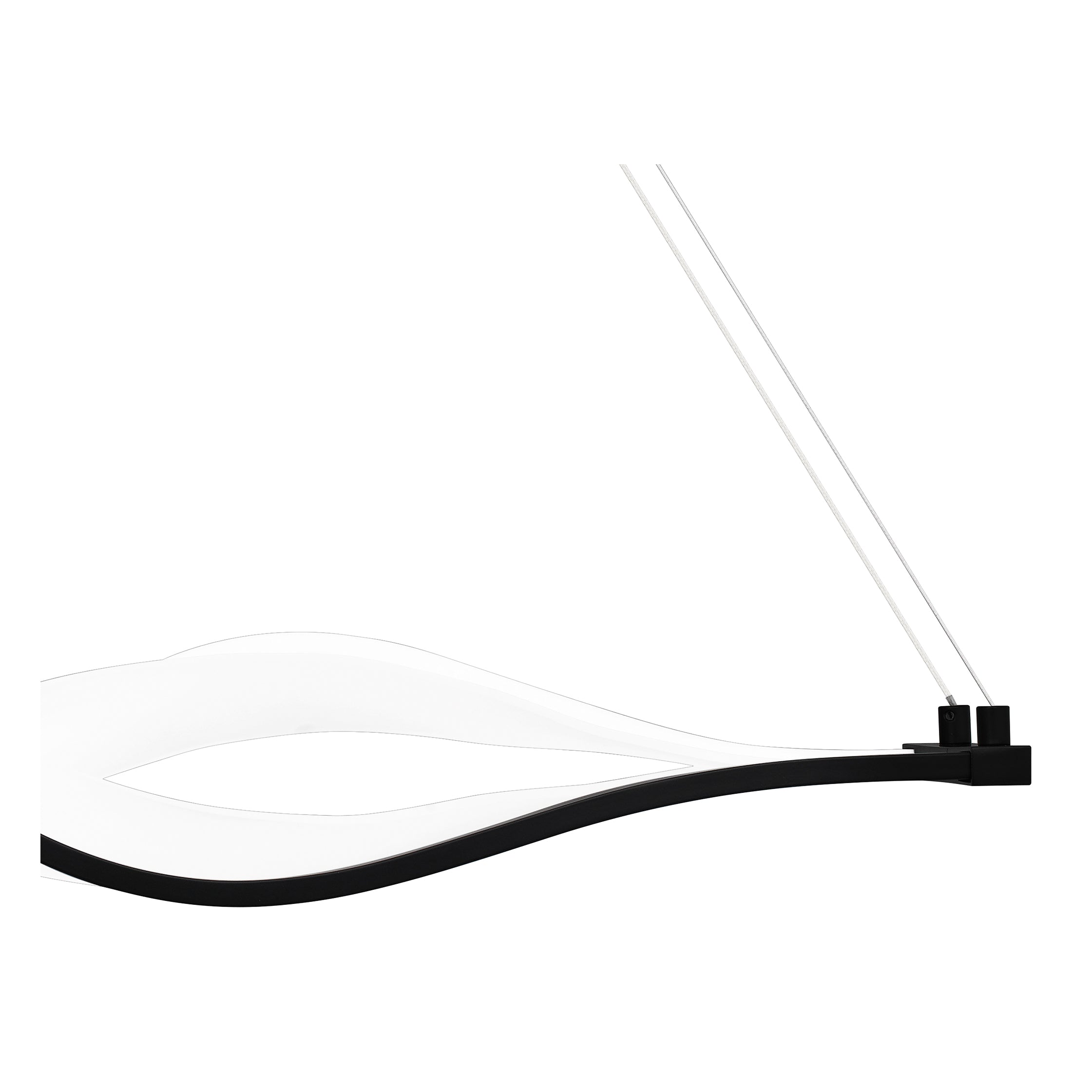 Quoizel Saratoga Island Light lustr matte black LED