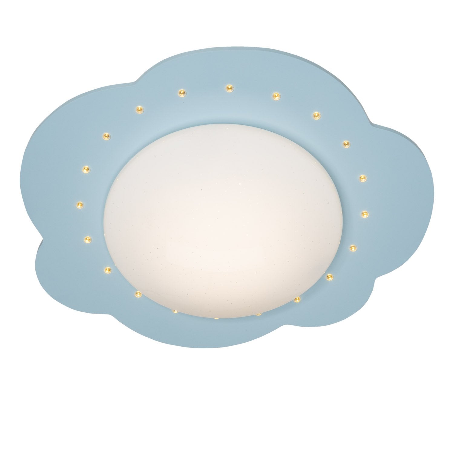 Elobra Wolke S LED stropní svítidlo světle modré