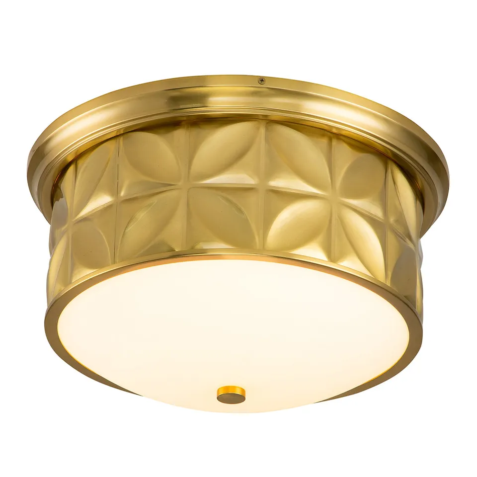 Gilded Nola Epsilon 3 Light stropní svítidlo mosazné