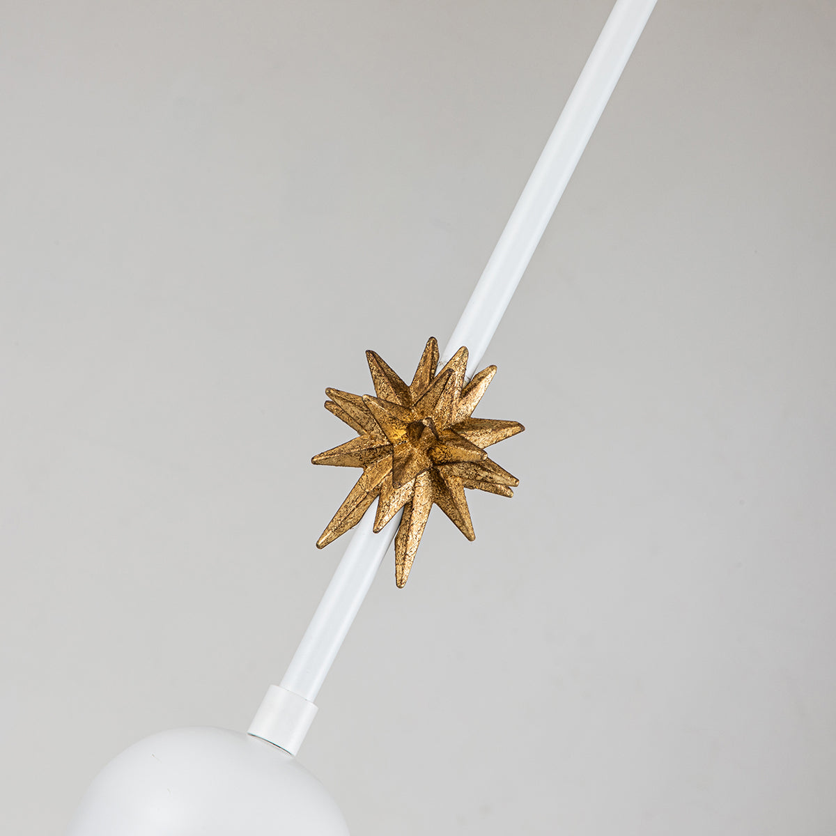 Gilded Nola Etoille Large White Star závěsné svítídlo