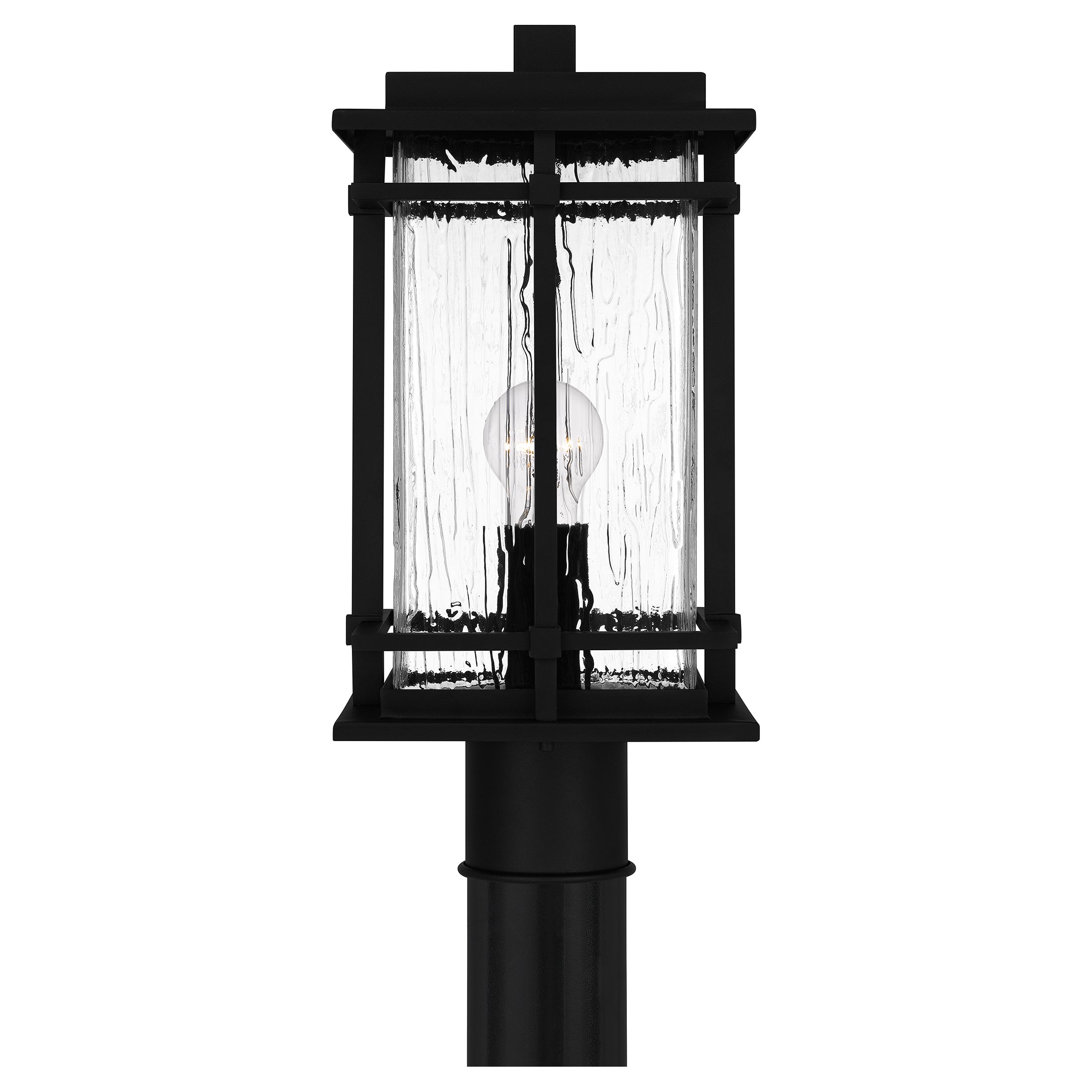 Quoizel McAlister venkovní sloupová lampa Earth Black