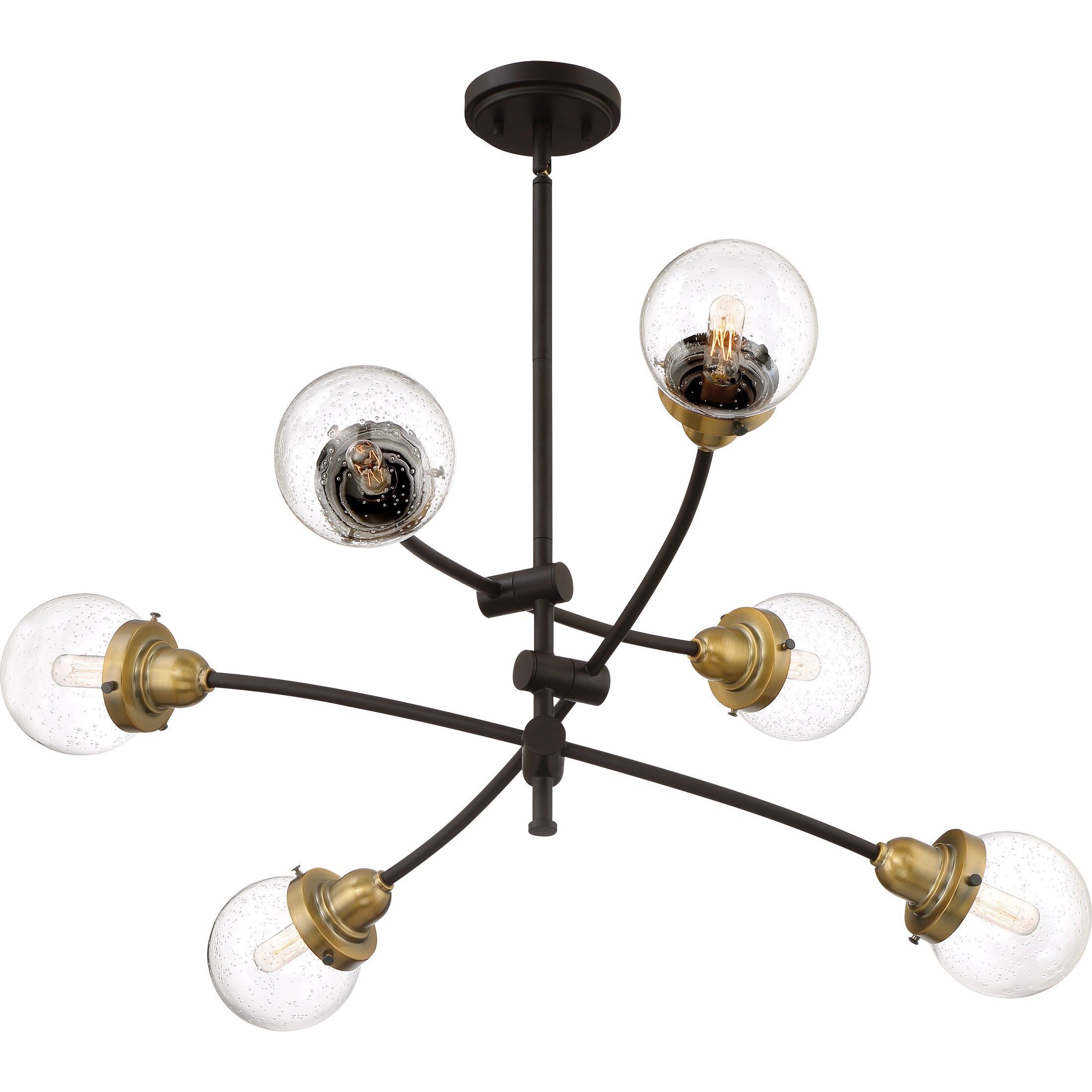 Quoizel Trance lustr Western Bronze nastavitelná ramena