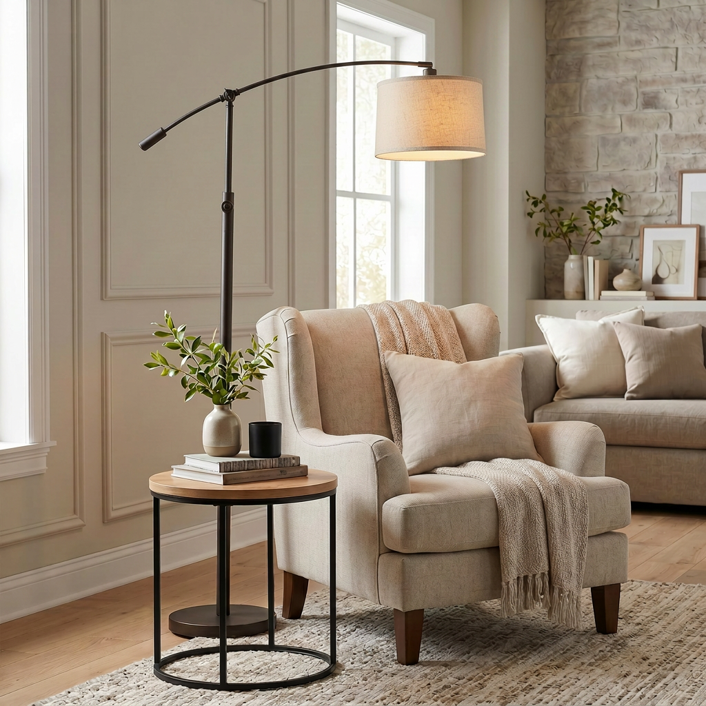 Quoizel Clift stojací lampa Oil Rubbed Bronze