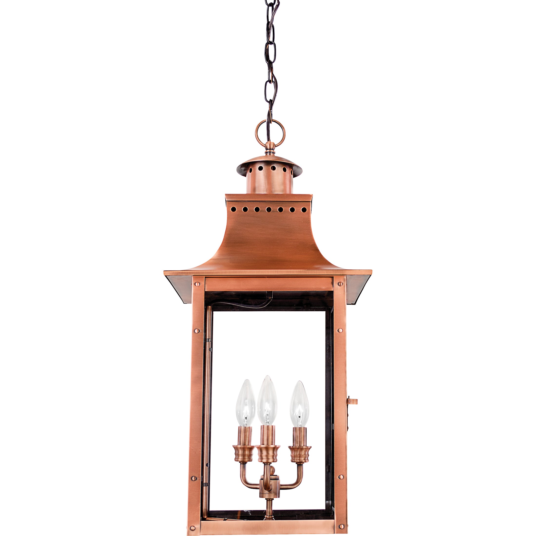 Quoizel Chalmers závěsné svítidlo Aged Copper