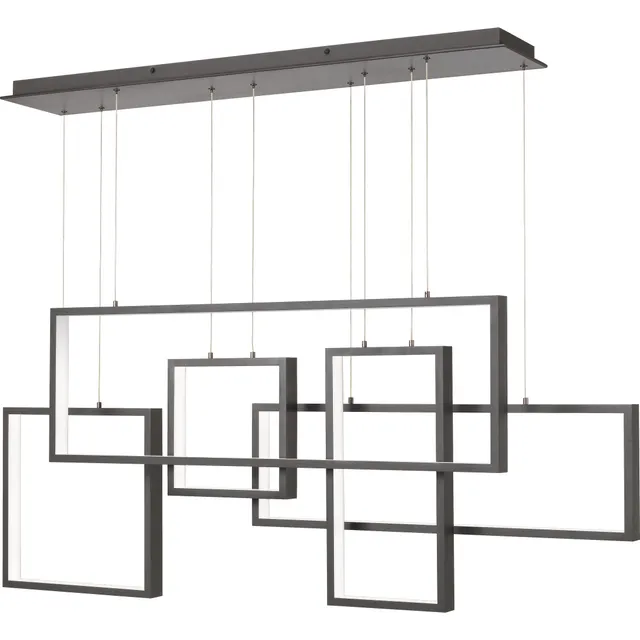 Quoizel Canvas Island Light lineární lustr bronzový LED