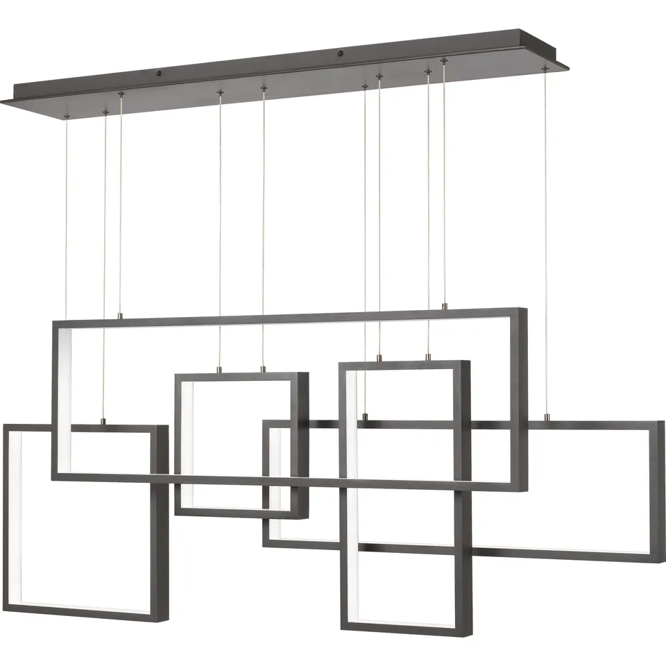 Quoizel Canvas Island Light lineární lustr bronzový LED