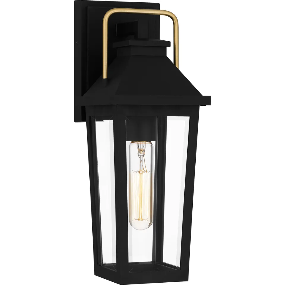 Quoizel Buckley Wall Light venkovní lampa matná černá